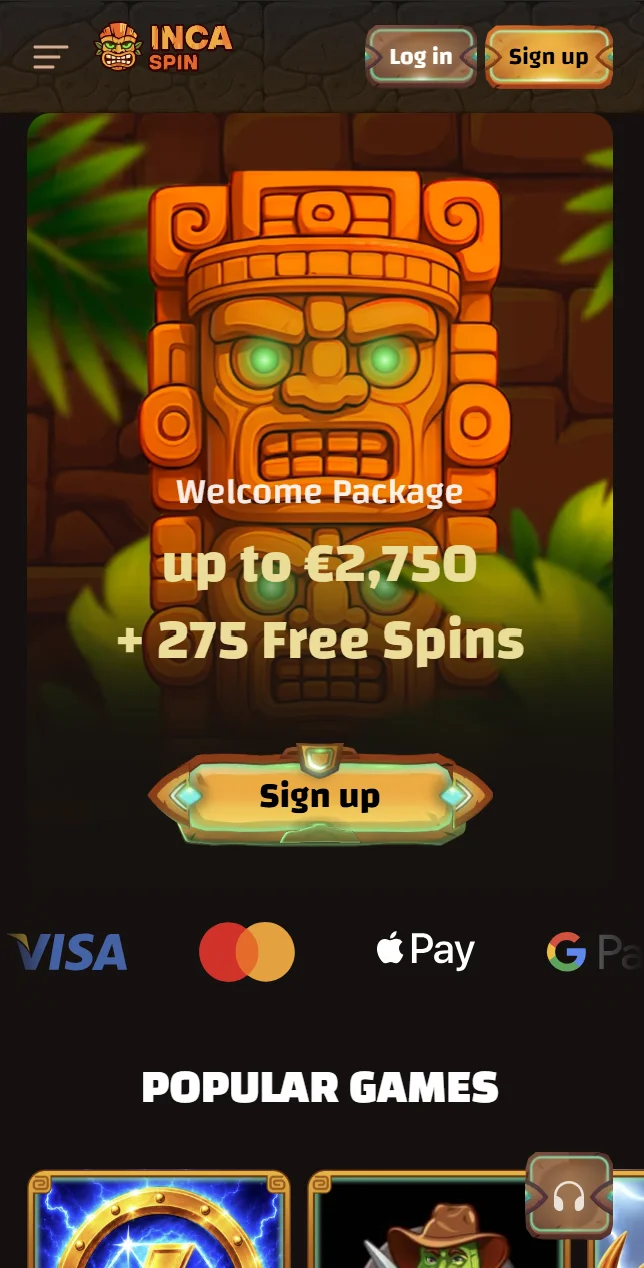 App Incaspin casino